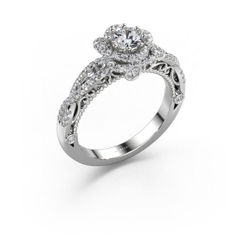 Bild von Verlobungsring Lysanne 950 Platin Diamant 0.750 crt