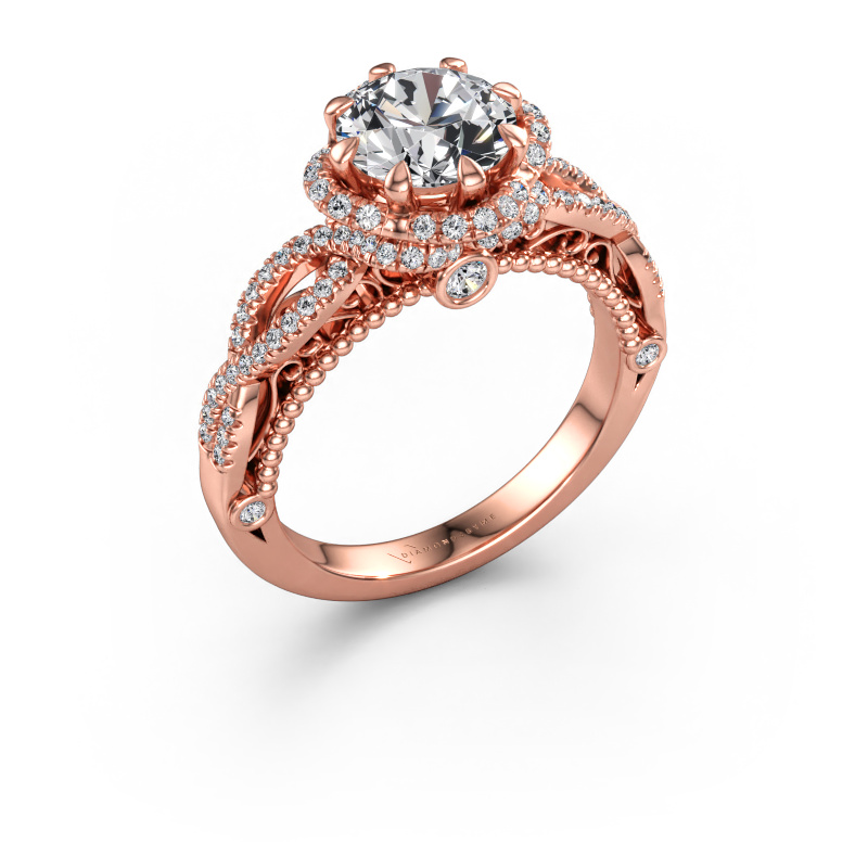Immagine di Anello di fidanzamento Lysanne 585 oro rosa Diamante 2.05 crt
