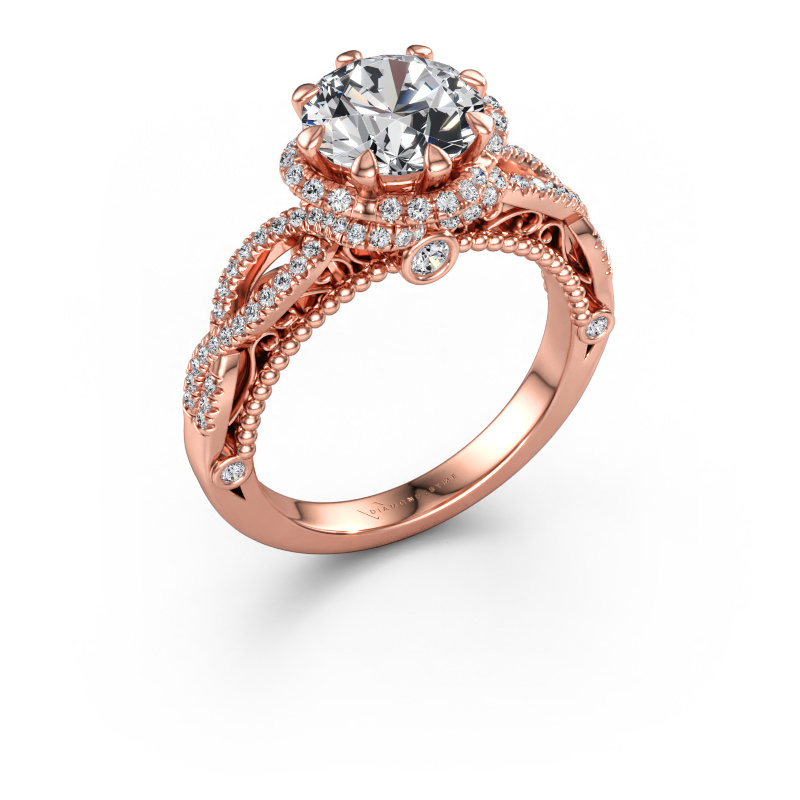 Immagine di Anello di fidanzamento Lysanne 585 oro rosa Diamante 2.55 crt