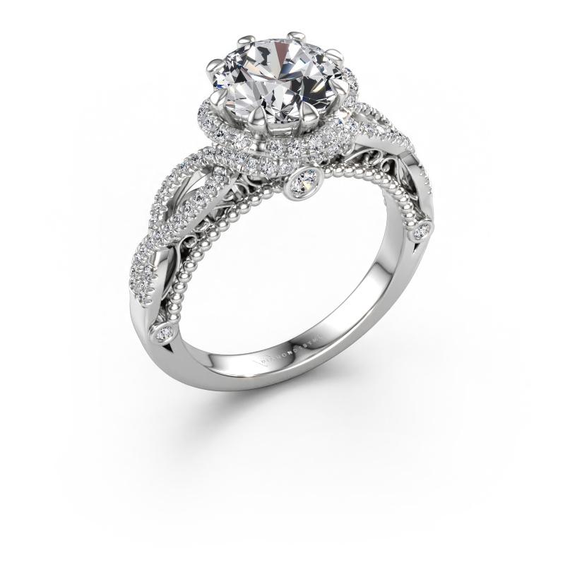 Immagine di Anello di fidanzamento Lysanne 950 platino Diamante 2.55 crt