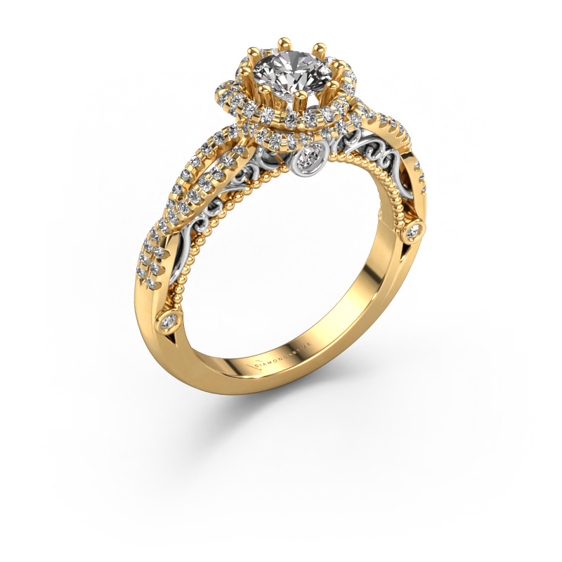 Image of Engagement ring Lysanne 585 gold Diamond 0.95 crt