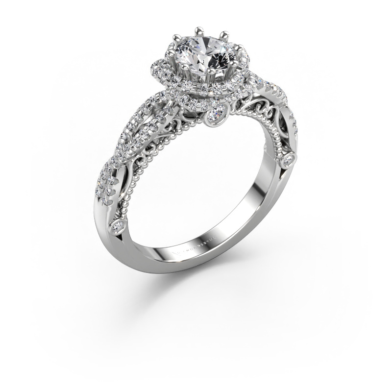 Image de Bague de fiançailles Lysanne 950 platine Diamant 1.15 crt