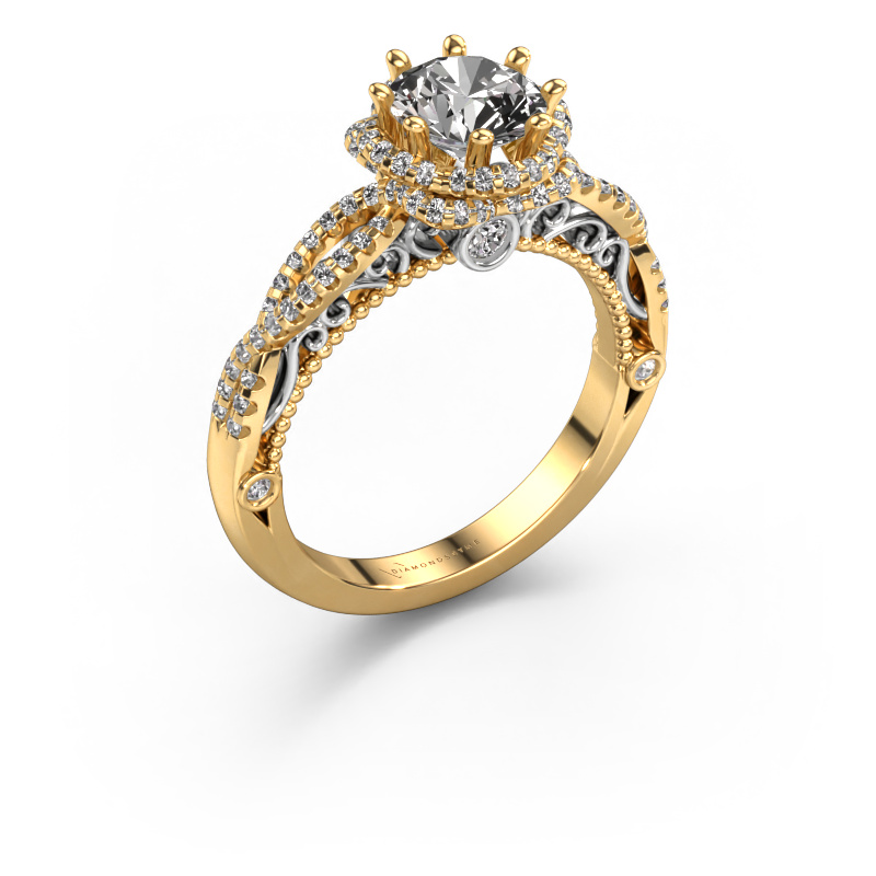 Image of Engagement ring Lysanne 585 gold Diamond 1.45 crt