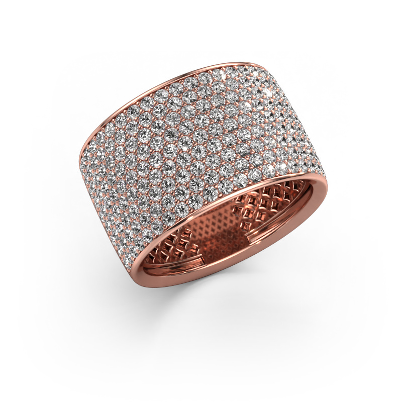 Image of Ring Macy 585 rose gold Zirconia 1.4 mm