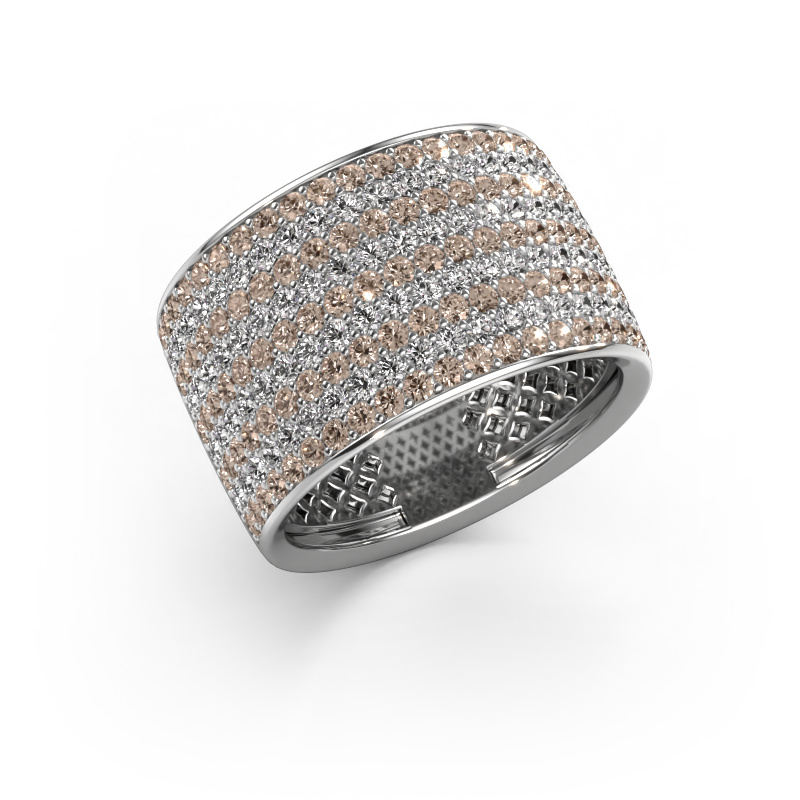 Image of Ring Macy 585 white gold Brown diamond 2.26 crt