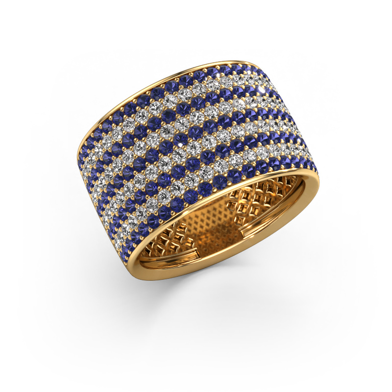 Image of Ring Macy 585 gold Sapphire 1.4 mm