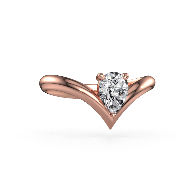 Bild von Verlobungsring Maddy PER 585 Roségold Lab-grown Diamant 0.65 crt
