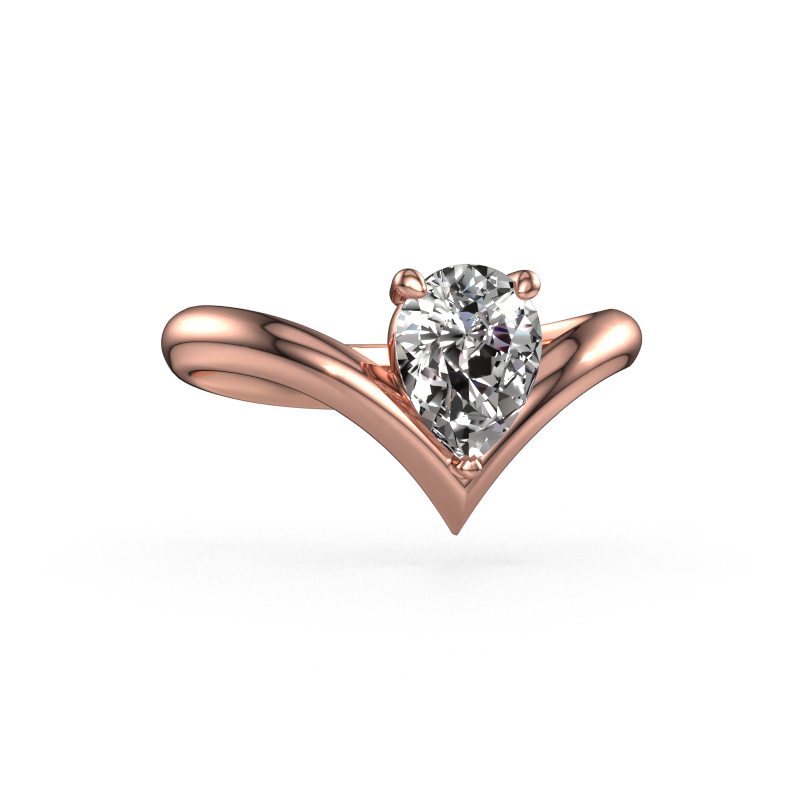 Bild von Verlobungsring Maddy PER 585 Roségold Lab-grown Diamant 1.00 crt