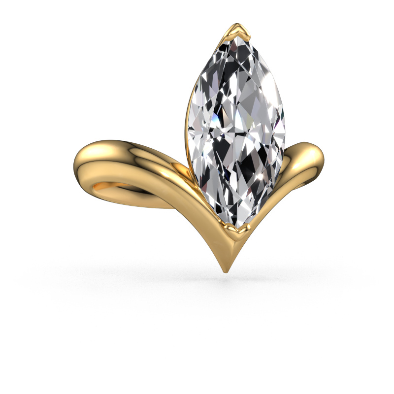 Bild von Verlobungsring Maddy MRQ 585 Gold Lab-grown Diamant 3.86 crt
