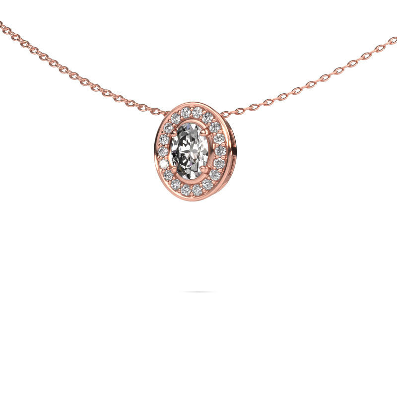 Bild von Kette Madelon 585 Roségold Diamant 0.58 crt
