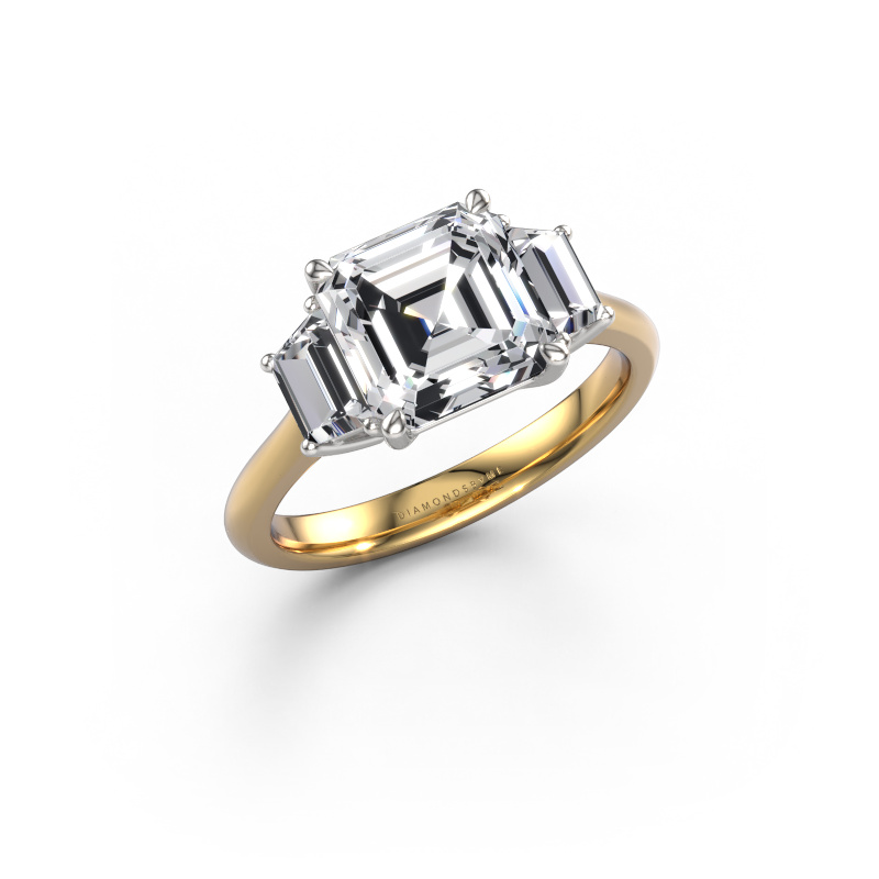 Image of Engagement ring Maggie ASC 585 gold Diamond 3.60 crt