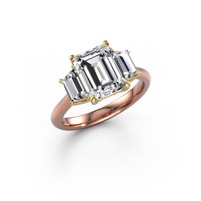 Image de Bague de fiançailles Maggie EME 585 or rose Diamant 3.30 crt