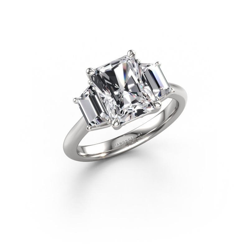 Image of Engagement ring Maggie RAD 950 platinum Diamond 3.30 crt