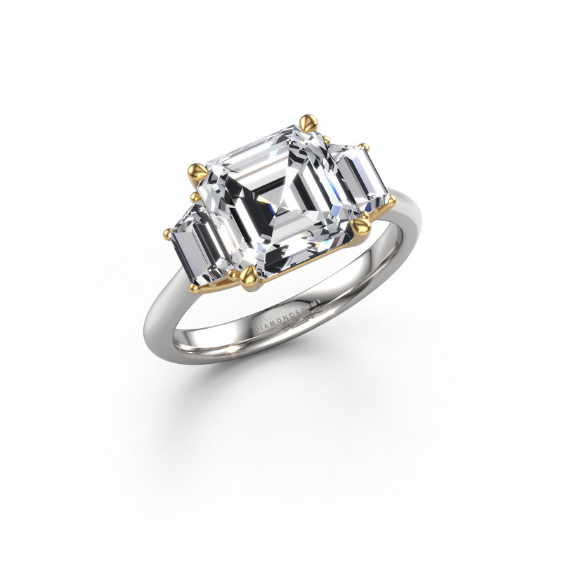 Image de Bague de fiançailles Maggie ASC 585 or blanc Diamant synthétique 4.10 crt