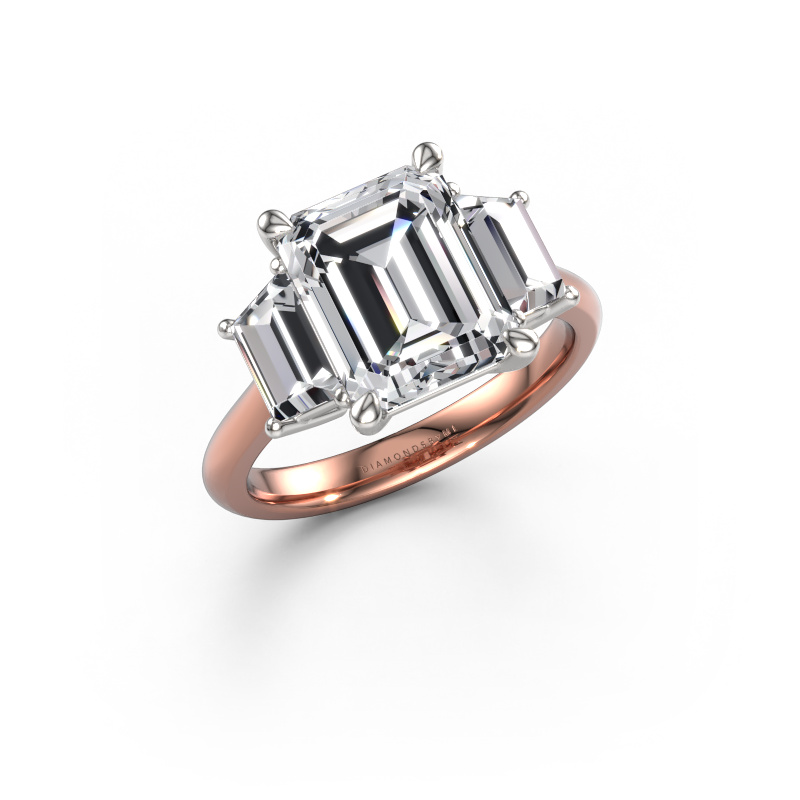 Image of Engagement ring Maggie EME 585 rose gold Lab-grown diamond 4.50 crt