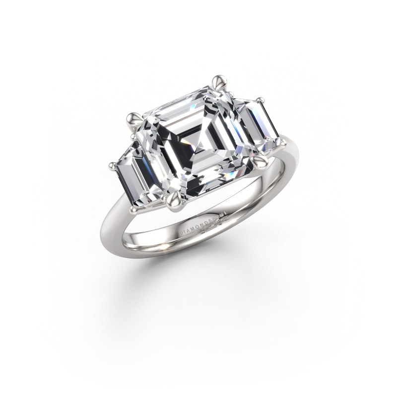 Immagine di Anello di fidanzamento Maggie ASC 950 platino Diamante lab grown 4.92 crt
