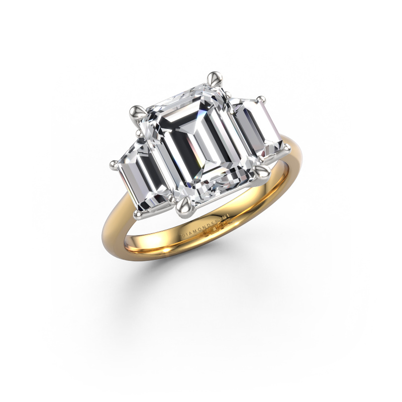 Image of Engagement ring Maggie EME 585 gold Lab grown diamond 4.50 crt