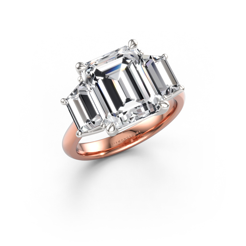 Image of Engagement ring Maggie EME 585 rose gold Lab-grown diamond 6.610 crt