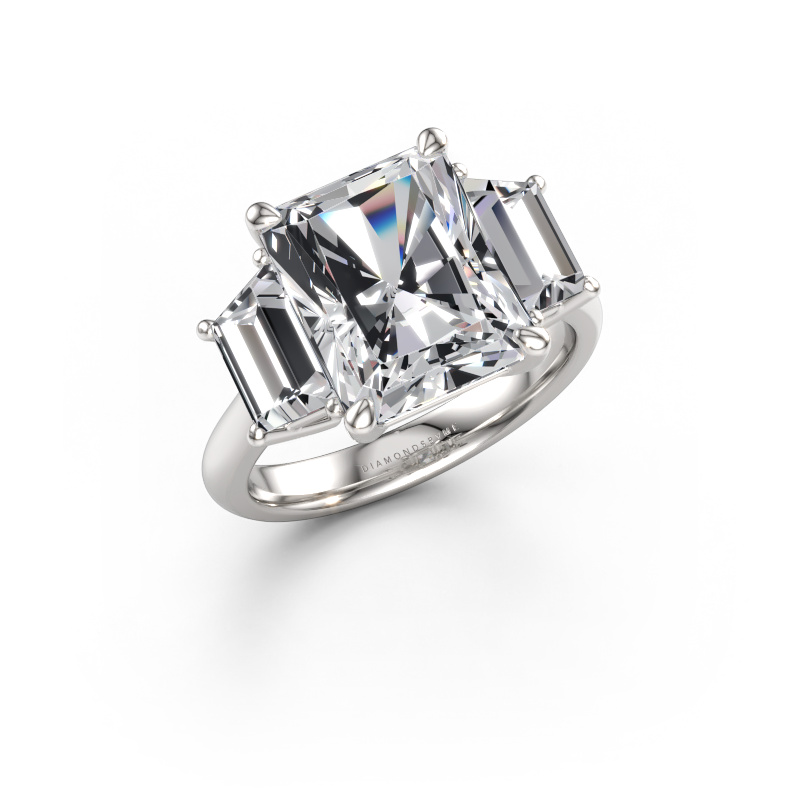 Immagine di Anello di fidanzamento Maggie RAD 950 platino Diamante lab grown 6.450 crt