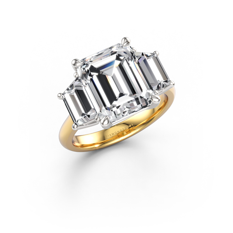 Image of Engagement ring Maggie EME 585 gold Lab grown diamond 6.610 crt