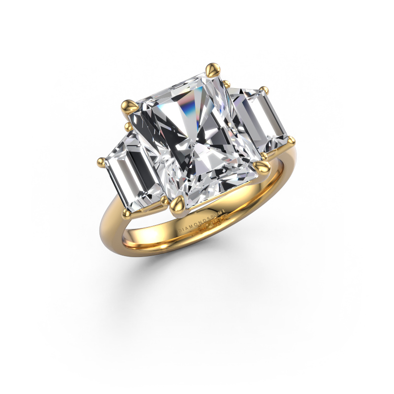 Image of Engagement ring Maggie RAD 585 gold Lab grown diamond 6.450 crt