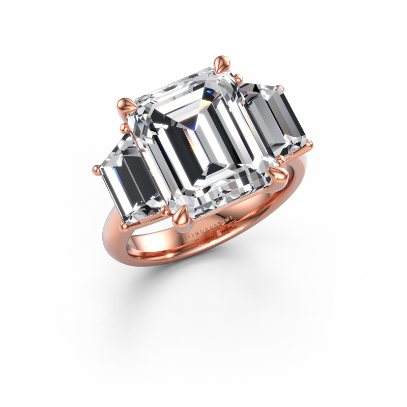 Immagine di Anello di fidanzamento Maggie EME 585 oro rosa Diamante lab grown 7.80 crt