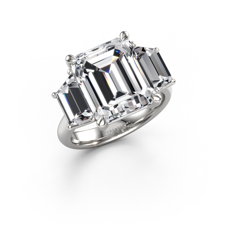 Image of Engagement ring Maggie EME 585 white gold Lab-grown diamond 7.80 crt