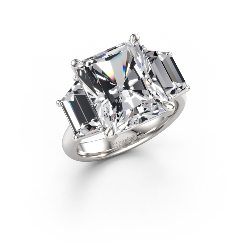 Immagine di Anello di fidanzamento Maggie RAD 585 oro bianco Diamante lab grown 8.59 crt