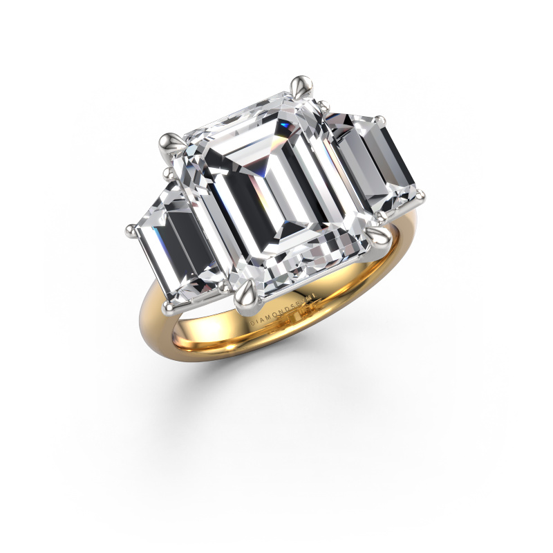Image of Engagement ring Maggie EME 585 gold Lab grown diamond 7.80 crt