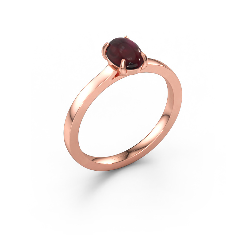 Bild av Ring Mallie 1 585 roséguld Granat 7x5 mm