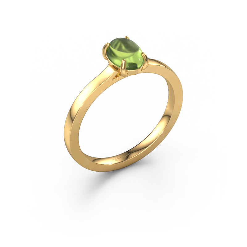 Bild von Ring Mallie 1 585 Gold Peridot 7x5 mm