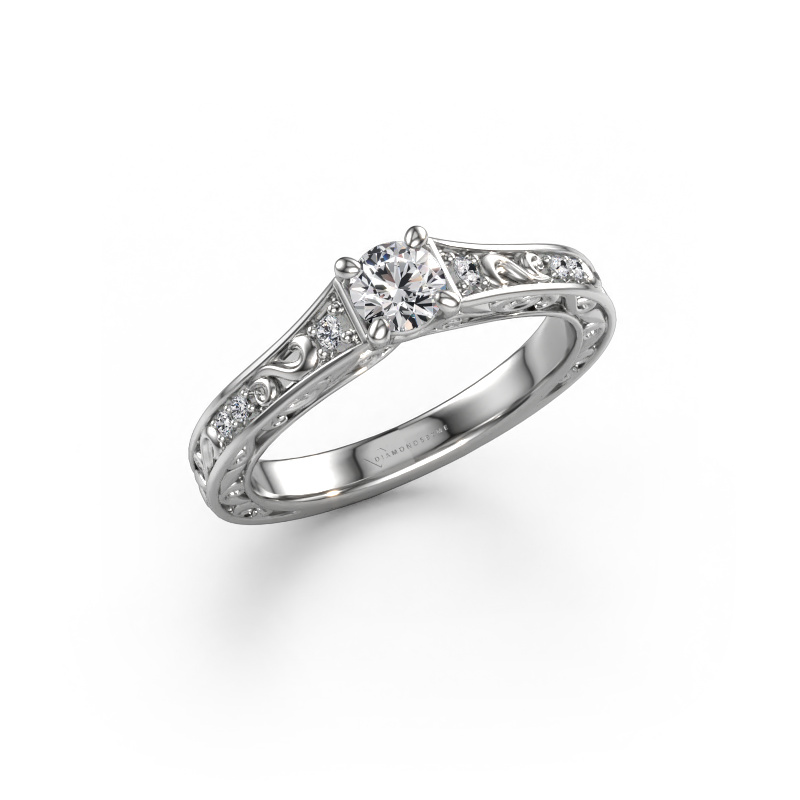 Bild von Verlobungsring Mallory RND 950 Platin Lab-grown Diamant 0.36 crt