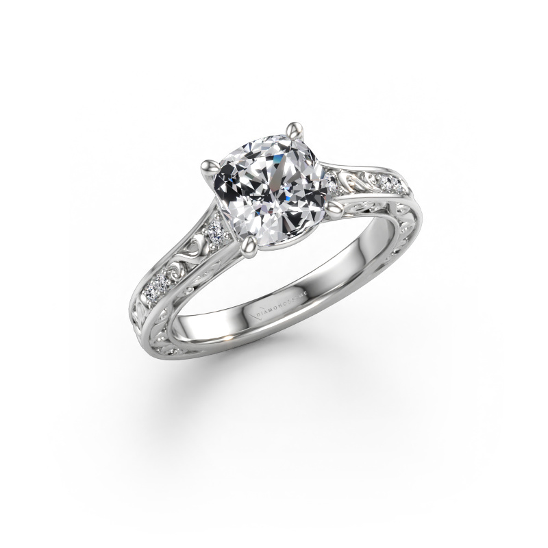 Bild av Förlovningsring Mallory CUS 585 vitt guld Diamant 2.060 crt