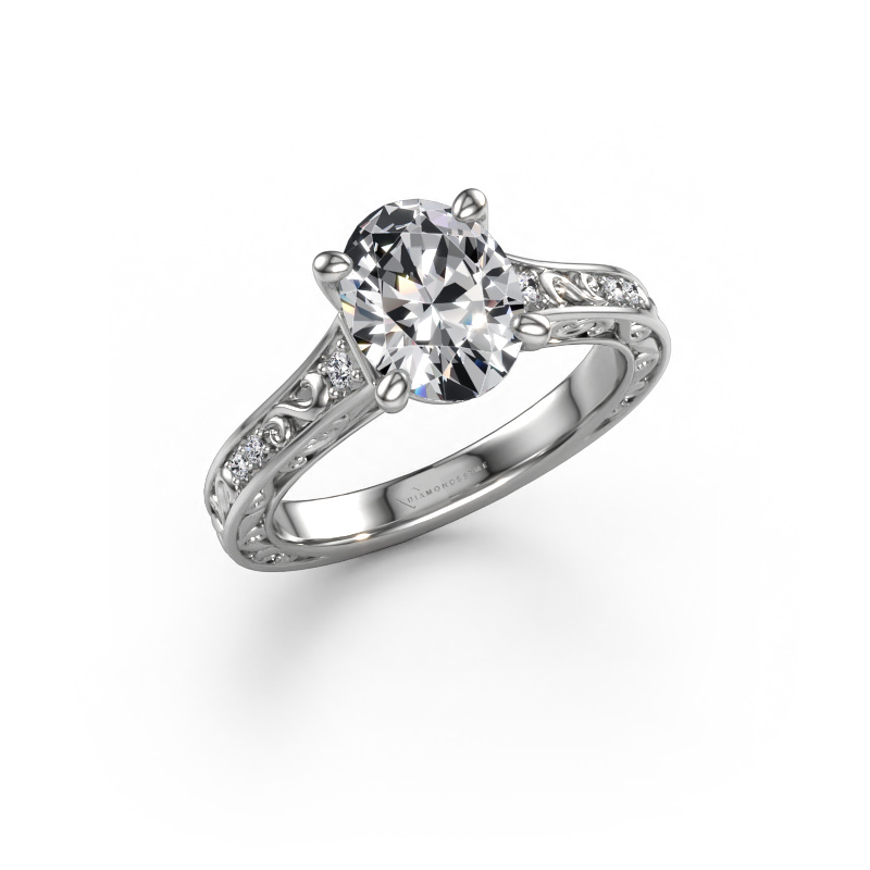 Bild von Verlobungsring Mallory OVL 585 Weißgold Lab-grown Diamant 1.86 crt