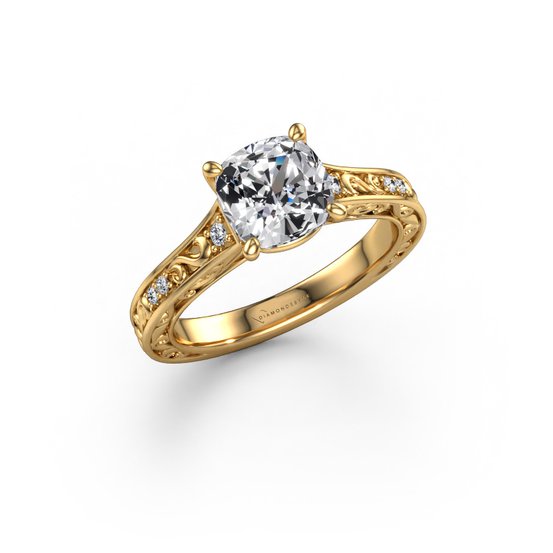 Image of Engagement ring Mallory CUS 585 gold Diamond 2.060 crt