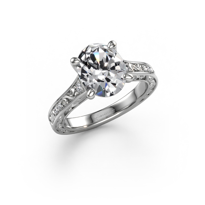Bild von Verlobungsring Mallory OVL 585 Weißgold Lab-grown Diamant 2.76 crt