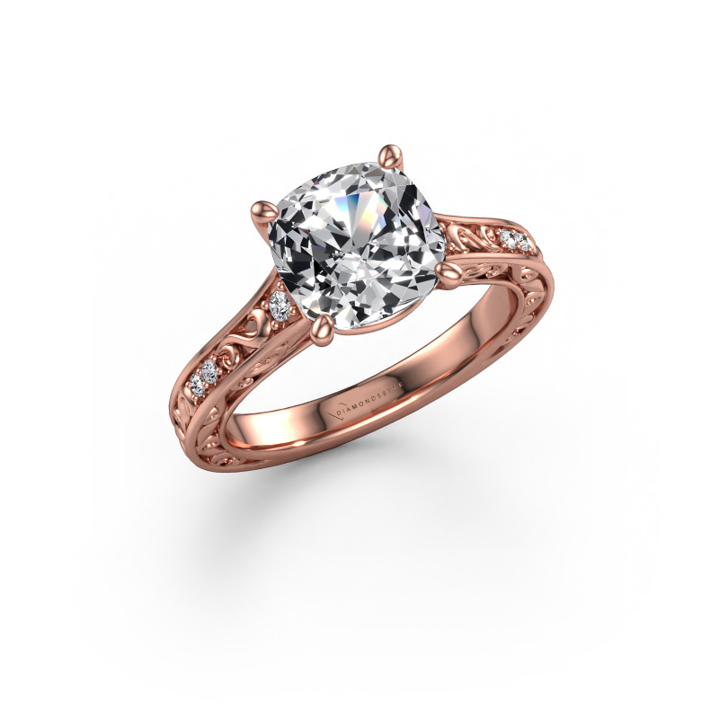 Bild von Verlobungsring Mallory CUS 585 Roségold Lab-grown Diamant 2.560 crt