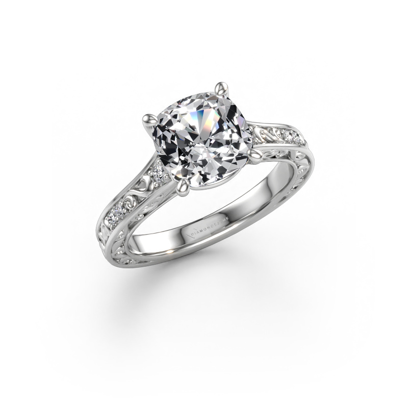 Immagine di Anello di fidanzamento Mallory CUS 950 platino Diamante lab grown 2.560 crt