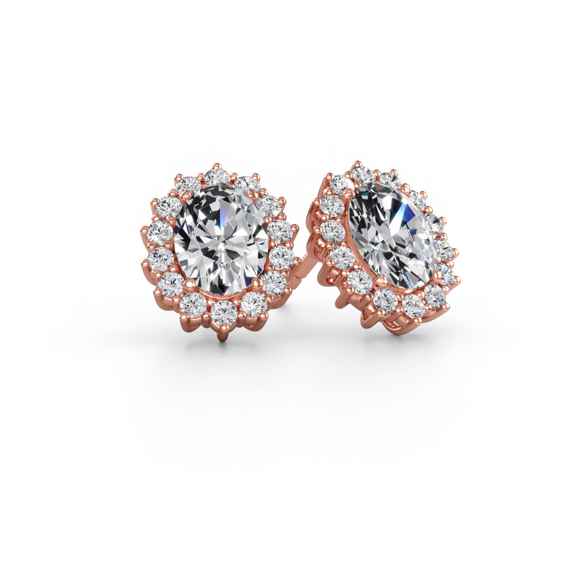 Immagine di Orecchini Margien 585 oro rosa Diamante 2.76 crt