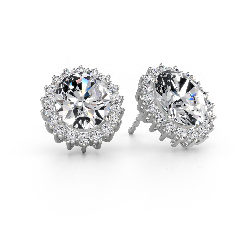 Immagine di Orecchini Margien 950 platino Diamante 6.12 crt