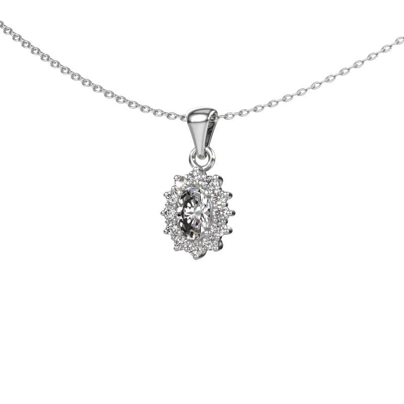 Image of Pendant Margien 950 platinum Diamond 0.64 crt