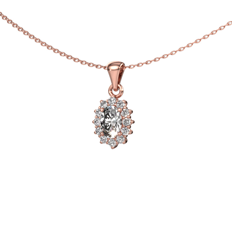 Image of Pendant Margien 585 rose gold Diamond 0.84 crt