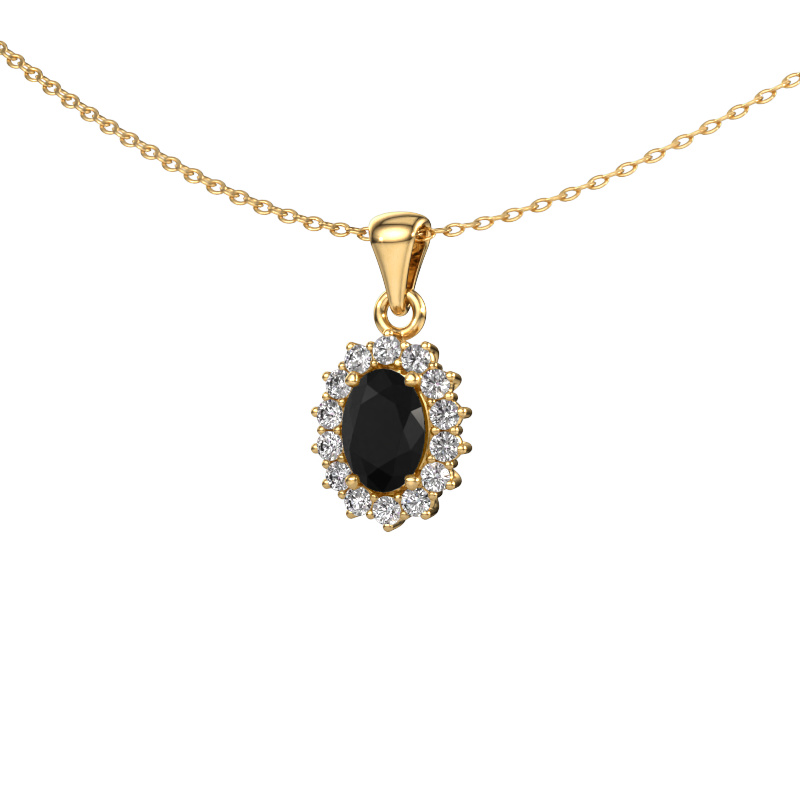 Image of Pendant Margien 585 gold Black diamond 1.33 crt