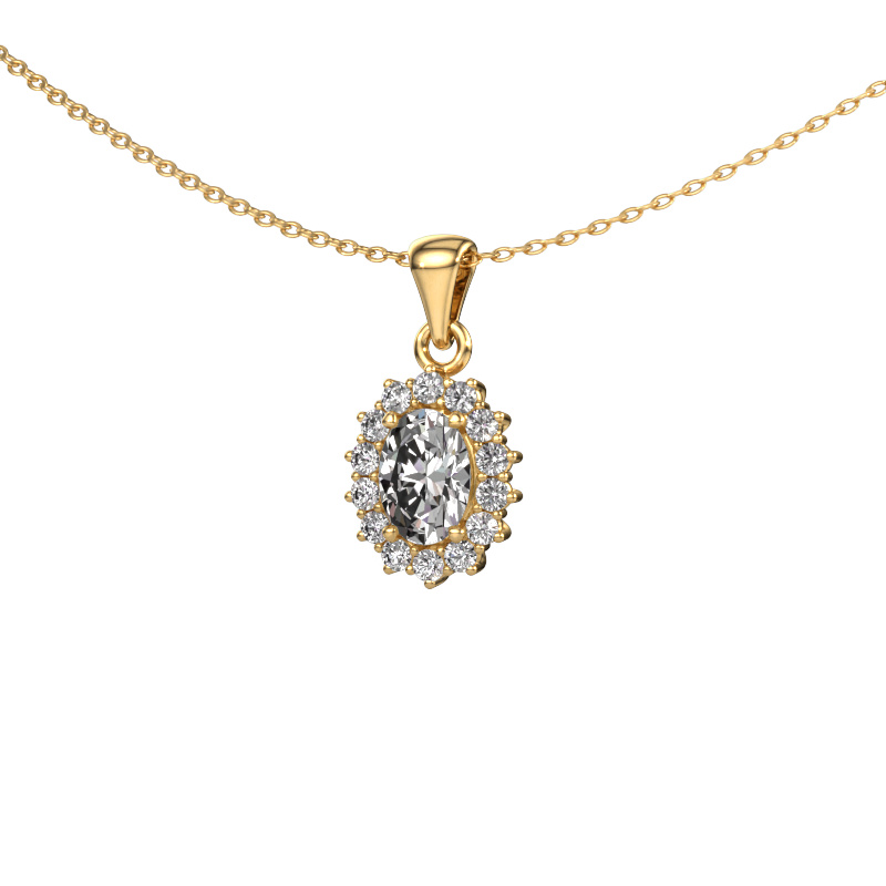 Image of Pendant Margien 585 gold Lab-grown diamond 0.98 crt