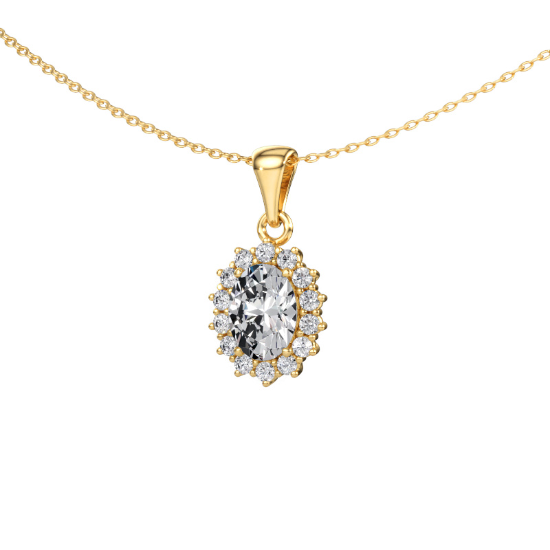 Afbeelding van Hanger Margien 585 goud Lab-grown diamant 2.12 crt