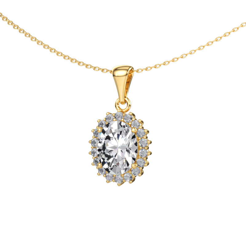 Afbeelding van Hanger Margien 585 goud Diamant 3.06 crt