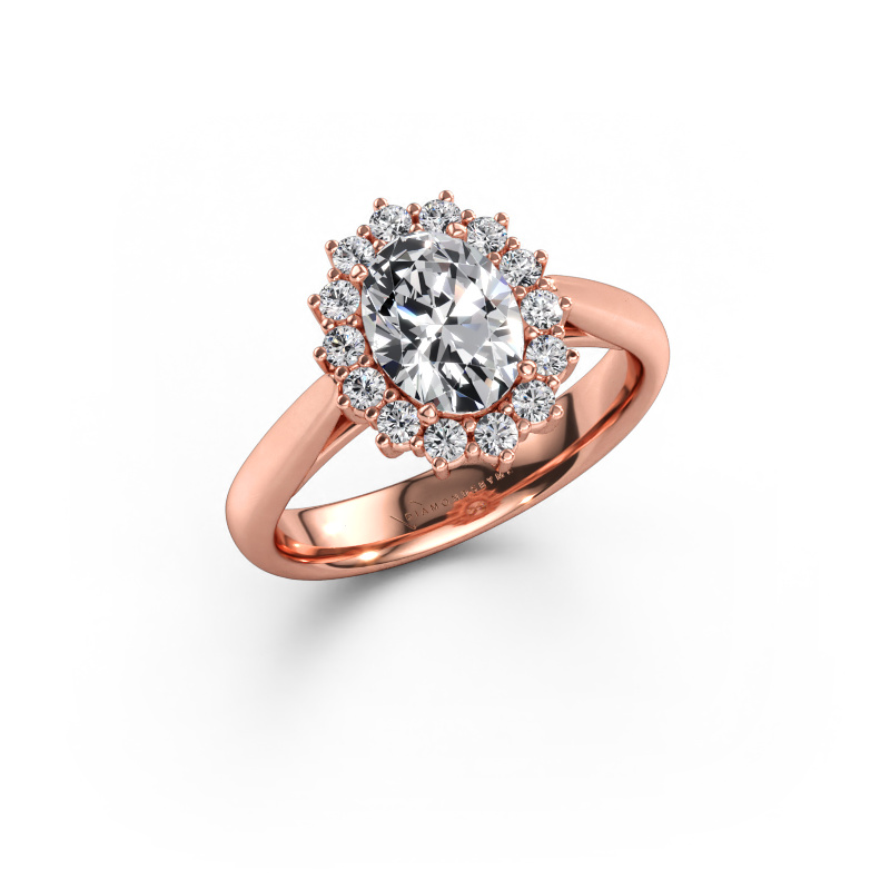 Immagine di Anello di fidanzamento Margien 1 585 oro rosa Diamante 1.38 crt