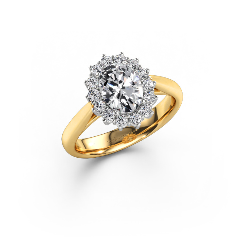 Immagine di Anello di fidanzamento Margien 1 585 oro Diamante lab grown 1.38 crt