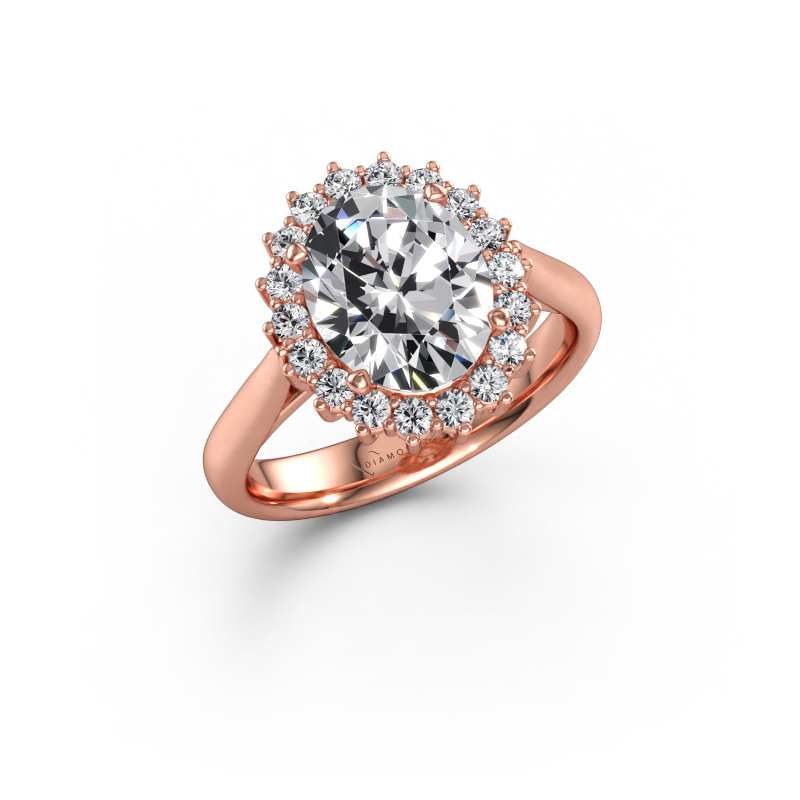 Immagine di Anello di fidanzamento Margien 1 585 oro rosa Diamante lab grown 3.06 crt