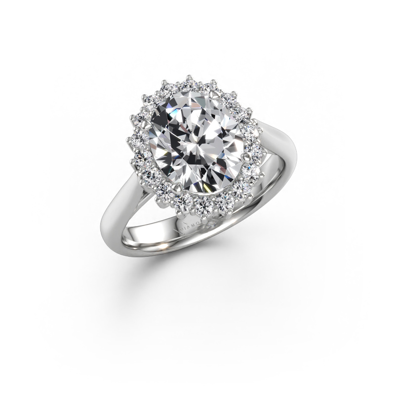 Immagine di Anello di fidanzamento Margien 1 585 oro bianco Diamante lab grown 3.06 crt